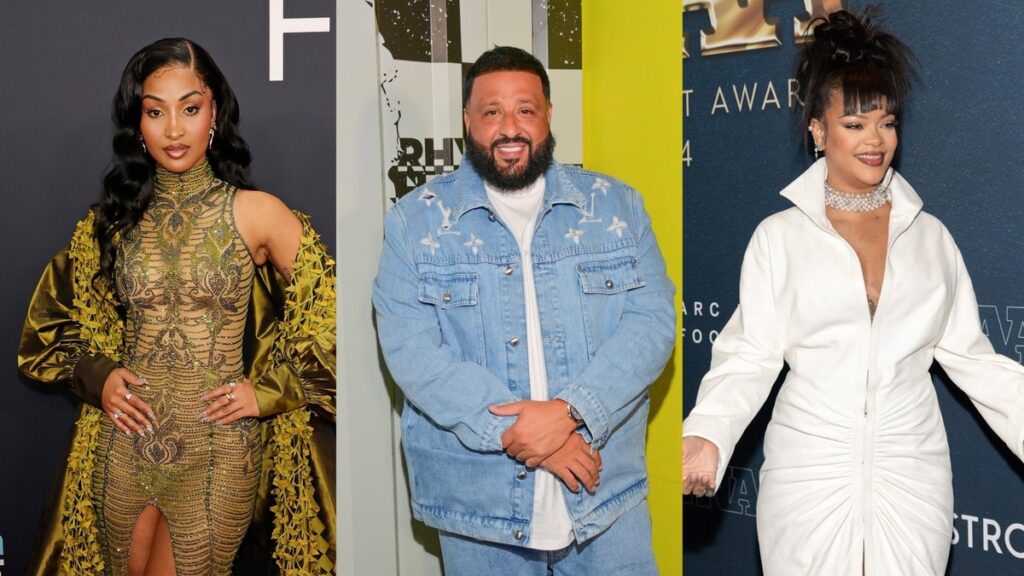 Shenseea Shows DJ Khaled The Proper Way To Peel A Mango