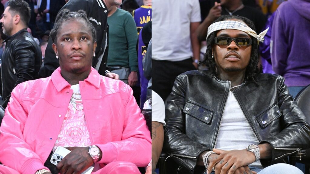 Young Thug Shades Gunna Over YSL Tattoo Cover-Up