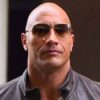Dwayne Johnson 'The Rock'  in a leather jacket and sunglasses