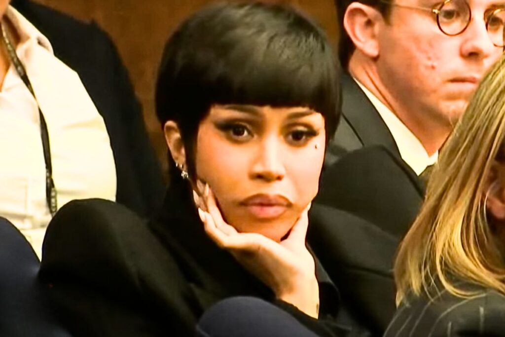 Cardi B Stuns Court With Black Pixie Cut As Assault Trial Kicks Off