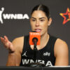 WNBA Star Kelsey Plum's BTS Smart Water Photo Goes Viral