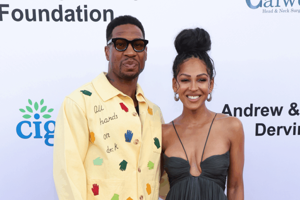 Jonathan Majors & Meagan Good Reveal First Photos From Intimate Backyard Wedding