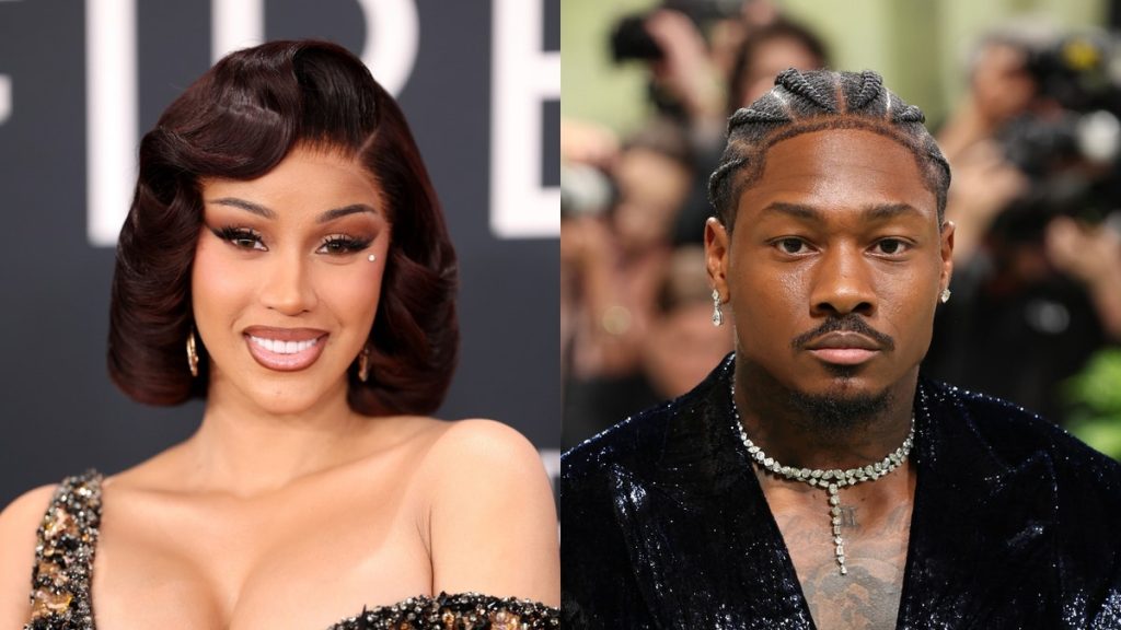 Cardi B Says She And Stefon Diggs Joke About Rumor He Dumped Her Over "Stink" BBL