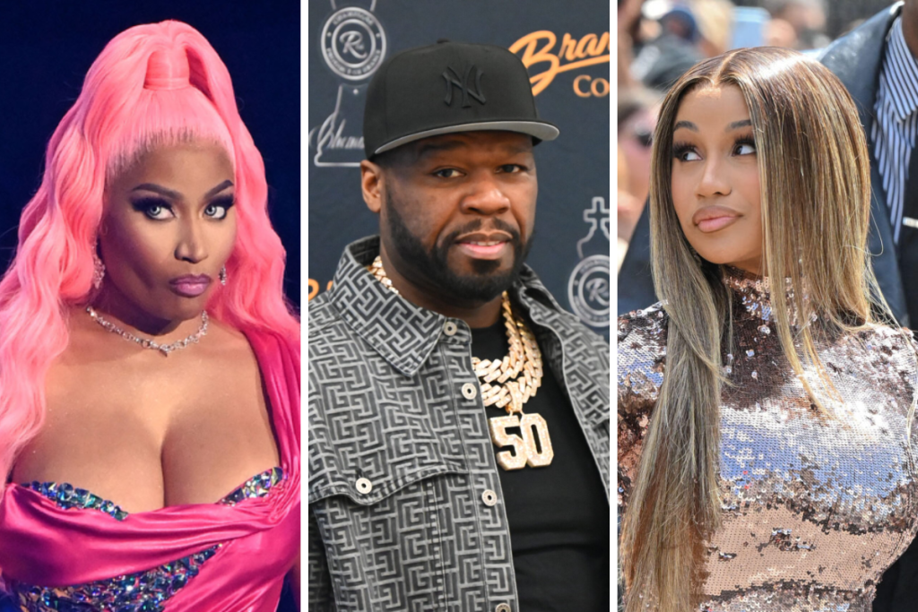 50 Cent Warns Cardi B & Nicki Minaj As Feud Crosses Line Into Family Attacks