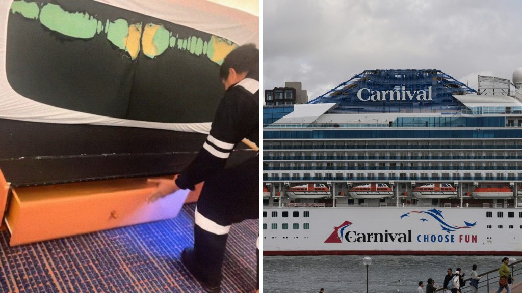 ‘I’m Definitely Checking My Room Now’: Georgia guests get on Carnival Cruise Line Glory ship. Then They Flip Over the Mattress