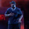 50 Cent Recieves Tailored Suit With His Album Covers Stitched Inside - HOT 97
