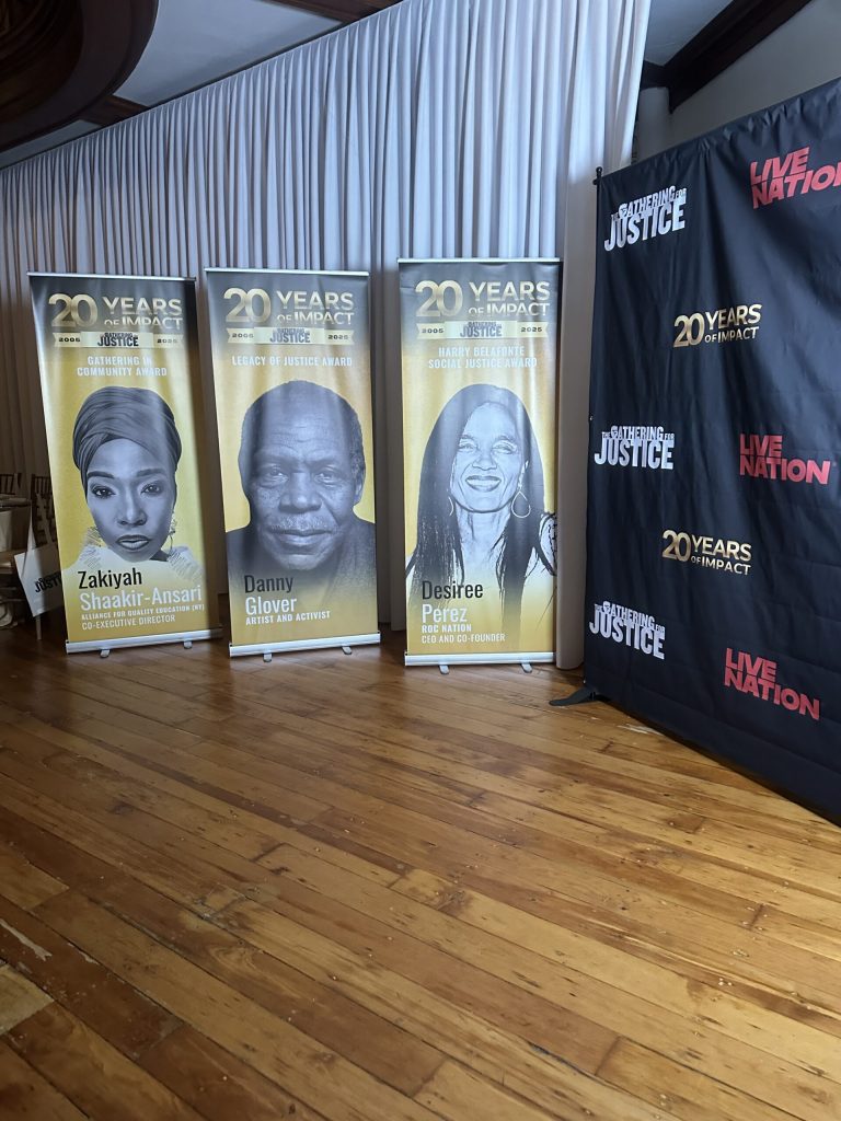 Roc Nation CEO Desiree Perez Receives Harry Belafonte Social Justice Award From "Gathering for Justice" Org
