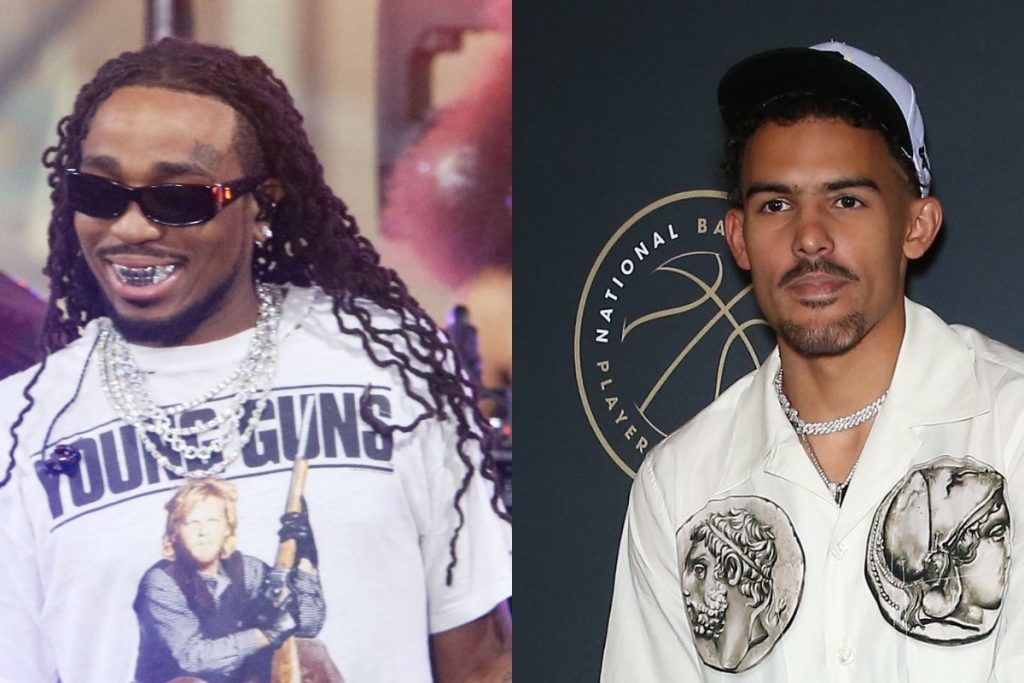 Trae Young Calls Quavo His "Big Brother" During Interview With Jimmy Fallon