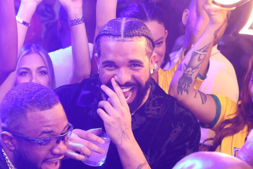Drake Takes Pic With Glam Beanie & Pouty Selfie Becomes Instant Meme