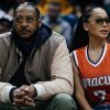 Carmelo Anthony & La La Go Viral At Son's Syracuse Game