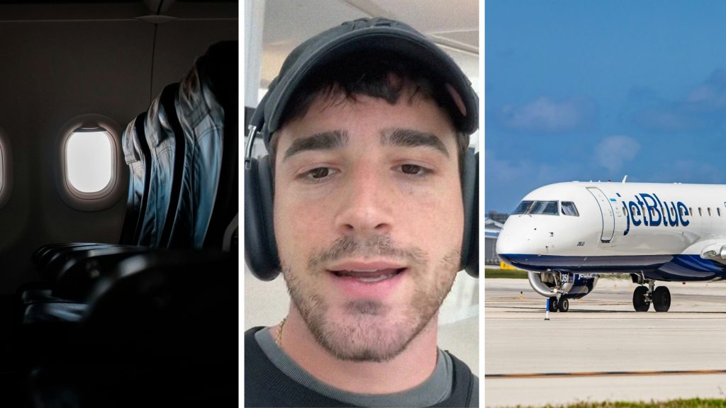 ‘I Would Complain About That Crew’: Man’s JetBlue Flight Makes Emergency Landing in New York City. When He Gets a New Flight to Orlando, His New Seat Isn’t What It Seems