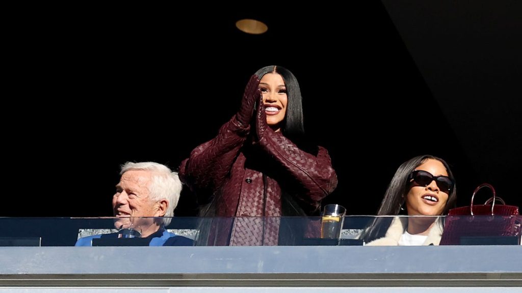 "Pat Nation, Baby!": Cardi B's Cutest Moments Supporting Stefon Diggs At Patriots-Falcons Game