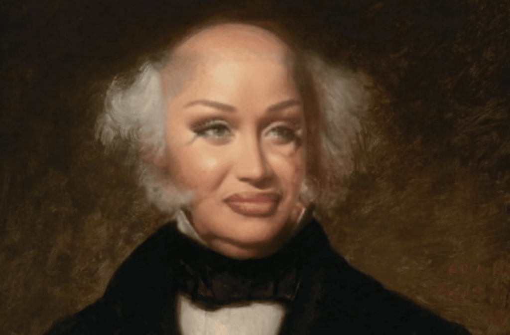 Cardi Van Buren: Rapper Mocks Her Side Burns Using 19th Century President