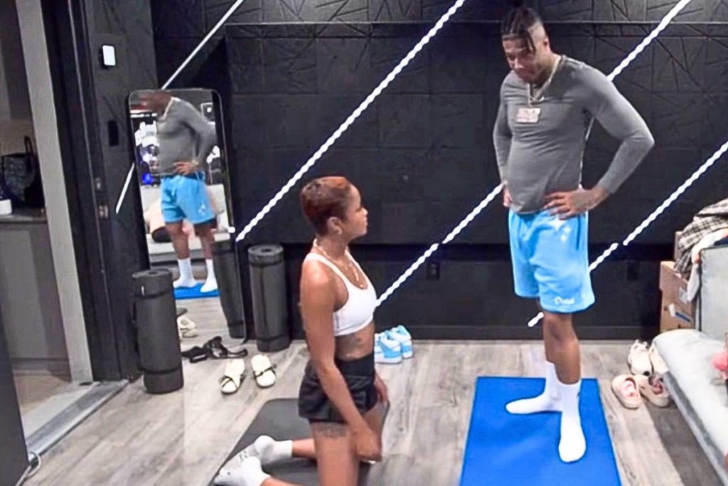 Blueface Makes Keke Palmer Blush During Flirty Livestream