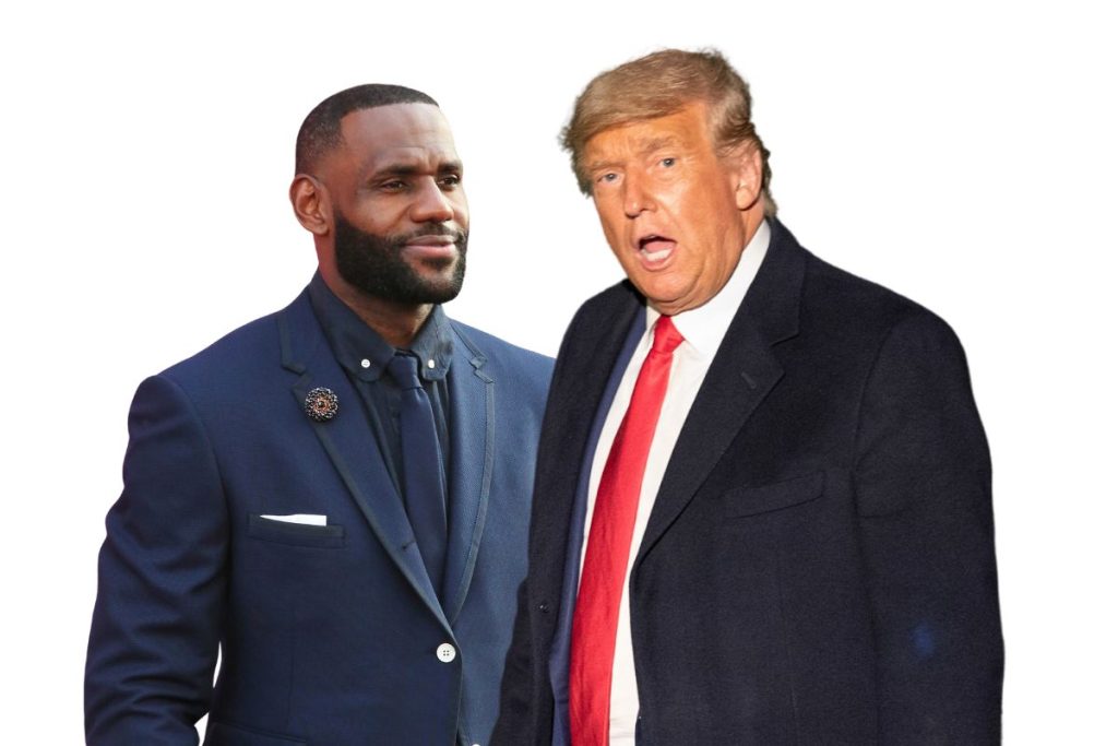 LeBron James Accused Of Golfing During National Anthem & MAGA Maniacs Go Nuts
