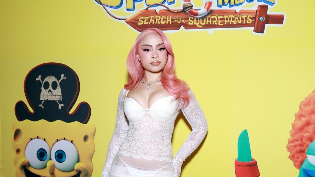 Ice Spice’s Sheer Lace Dress At ‘The SpongeBob Movie’ Premiere Has Everyone Talking