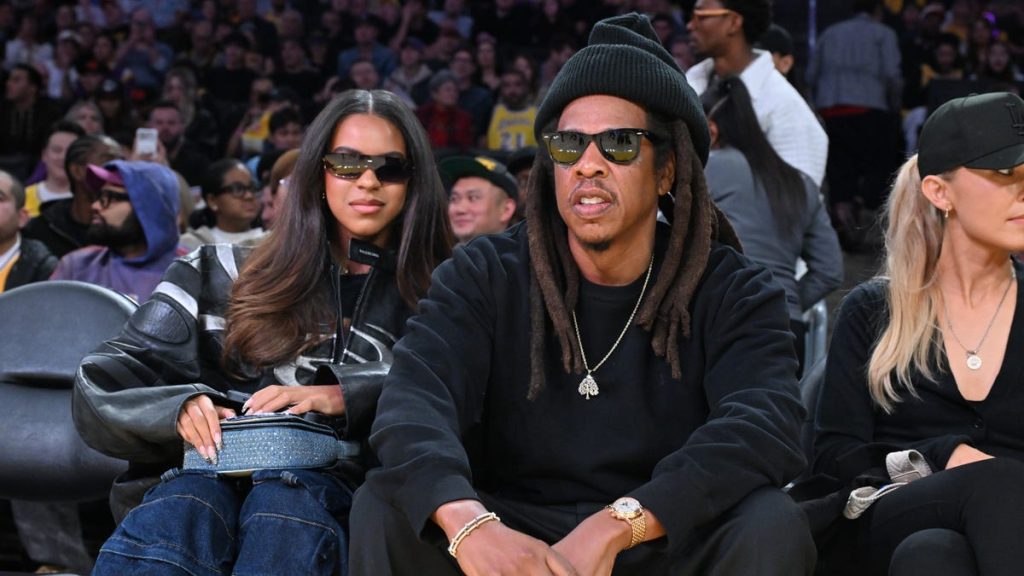 Blue Ivy And JAY-Z Sit Courtside Together At Lakers-Spurs Game: See The Photos