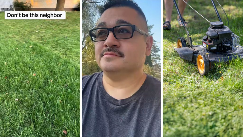'Don't Be This Neighbor': Minneapolis Man Calls Out Next-Door Neighbor for How He Mowed the Lawn. Viewers are Taking the Neighbor's Side